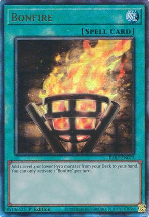 Bonfire  [RA03-EN073] Ultimate Rare 1st Edition