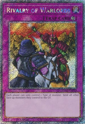 Rivalry of Warlords  [RA03-EN075] Platinum Secret Rare 1st Edition