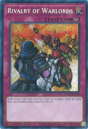 Rivalry of Warlords  [RA03-EN075] Secret Rare 1st Edition