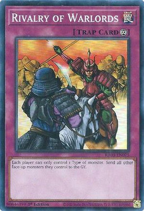 Rivalry of Warlords [RA03-EN075] Super Rare 1st Edition