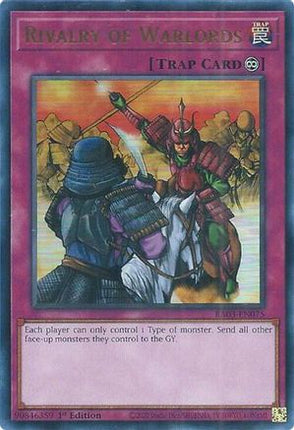 Rivalry of Warlords  [RA03-EN075] Ultra Rare 1st Edition