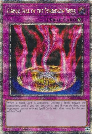 Cursed Seal of the Forbidden Spell  [RA03-EN076] Quarter Century Secret Rare 1st Edition