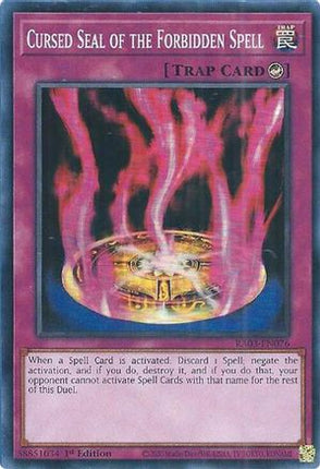 Cursed Seal of the Forbidden Spell [RA03-EN076] Super Rare 1st Edition
