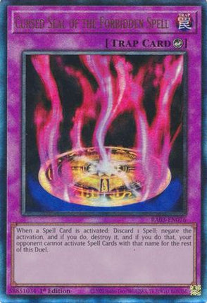 Cursed Seal of the Forbidden Spell  [RA03-EN076] Ultimate Rare 1st Edition