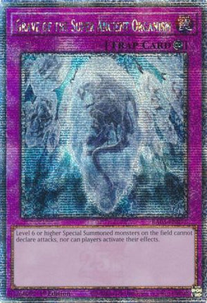 Grave of the Super Ancient Organism  [RA03-EN077] Quarter Century Secret Rare 1st Edition