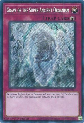 Grave of the Super Ancient Organism  [RA03-EN077] Secret Rare 1st Edition