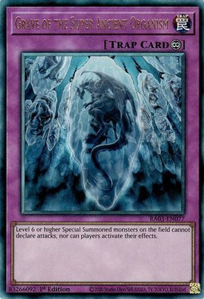 Grave of the Super Ancient Organism  [RA03-EN077] Ultimate Rare 1st Edition