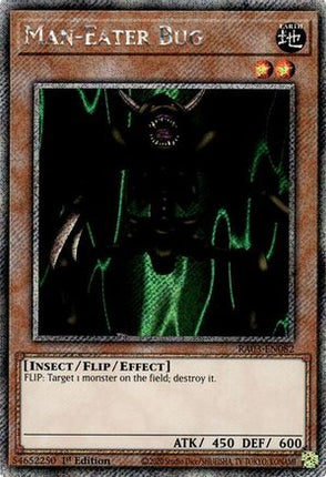 Man-Eater Bug  [RA03-EN082] Platinum Secret Rare 1st Edition