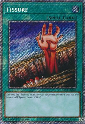 Fissure  [RA03-EN084] Platinum Secret Rare 1st Edition