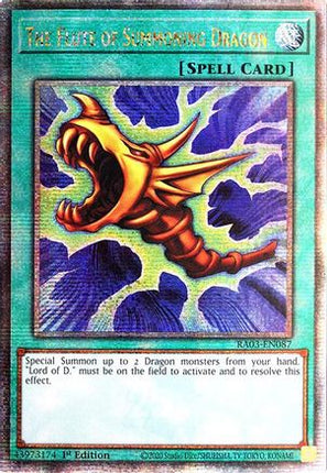 The Flute of Summoning Dragon  [RA03-EN087] Quarter Century Secret Rare 1st Edition