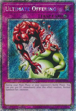 Ultimate Offering  [RA03-EN088] Platinum Secret Rare 1st Edition