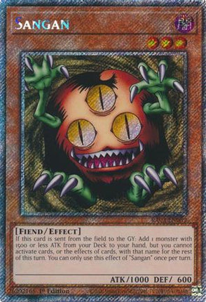 Sangan  [RA03-EN089] Platinum Secret Rare 1st Edition