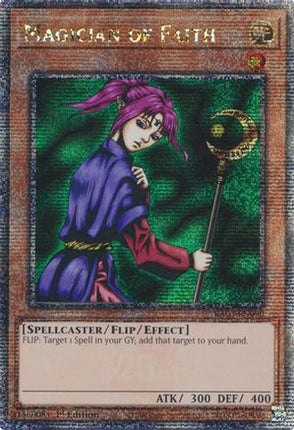 Magician of Faith  [RA03-EN090] Quarter Century Secret Rare 1st Edition
