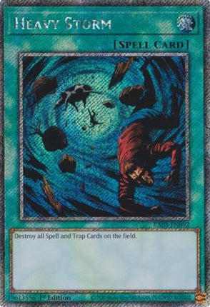 Heavy Storm  [RA03-EN092] Platinum Secret Rare 1st Edition