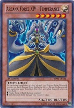 Arcana Force XIV - Temperance (Common / Short Print) [BP01-EN151] 1st Edition