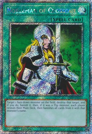 Nobleman of Crossout  [RA03-EN102] Platinum Secret Rare 1st Edition