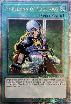 Nobleman of Crossout  [RA03-EN102] Quarter Century Secret Rare 1st Edition