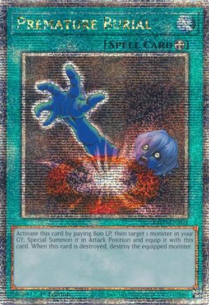 Premature Burial (Quarter Century Secret Rare)  [RA03-EN103] 1st Edition