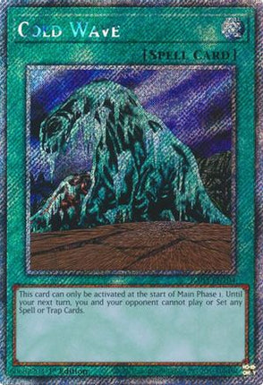 Cold Wave  [RA03-EN104] Platinum Secret Rare 1st Edition