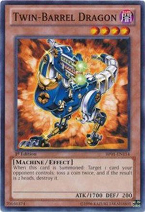 Twin-Barrel Dragon (Common / Short Print) [BP01-EN154] Unlimited