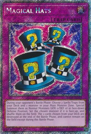 Magical Hats  [RA03-EN107] Platinum Secret Rare 1st Edition