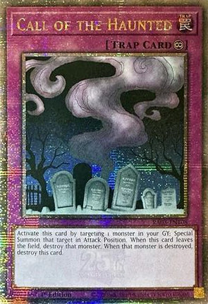 Call of the Haunted  [RA03-EN108] Quarter Century Secret Rare 1st Edition