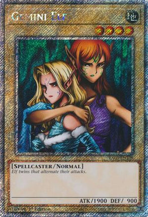 Gemini Elf  [RA03-EN109] Platinum Secret Rare 1st Edition