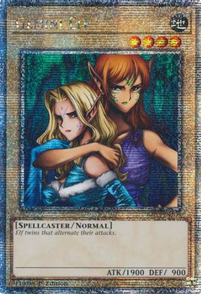 Gemini Elf (Quarter Century Secret Rare)  [RA03-EN109] 1st Edition