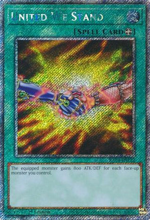 United We Stand  [RA03-EN112] Platinum Secret Rare 1st Edition