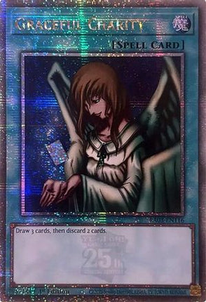 Graceful Charity  [RA03-EN116] Quarter Century Secret Rare 1st Edition