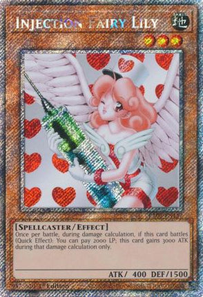 Injection Fairy Lily  [RA03-EN117] Platinum Secret Rare 1st Edition