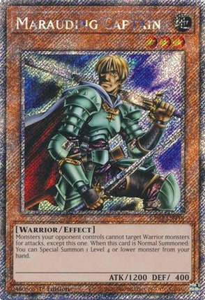 Marauding Captain  [RA03-EN118] Platinum Secret Rare 1st Edition