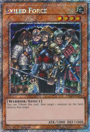 Exiled Force  [RA03-EN119] Platinum Secret Rare 1st Edition
