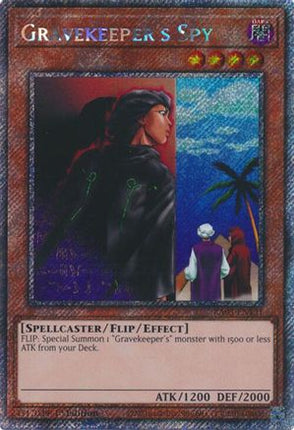 Gravekeeper's Spy  [RA03-EN121] Platinum Secret Rare 1st Edition