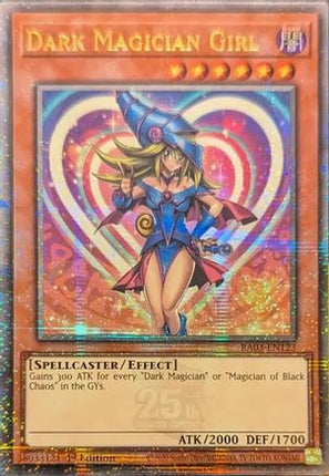 Dark Magician Girl (A) [RA03-EN123] Quarter Century Secret Rare 1st Edition
