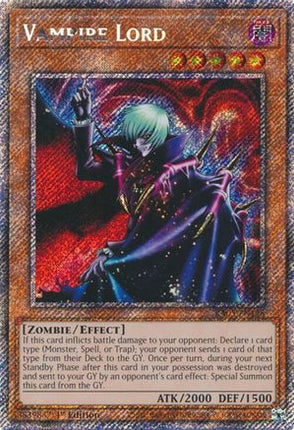 Vampire Lord  [RA03-EN128] Platinum Secret Rare 1st Edition