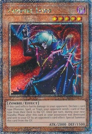 Vampire Lord  [RA03-EN128] Quarter Century Secret Rare 1st Edition
