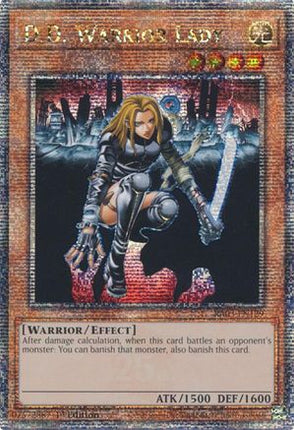 D.D. Warrior Lady  [RA03-EN129] Quarter Century Secret Rare 1st Edition
