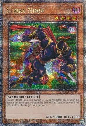 Strike Ninja (Quarter Century Secret Rare)  [RA03-EN131] 1st Edition