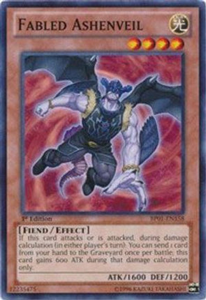 Fabled Ashenveil (Common / Short Print) [BP01-EN158] Unlimited