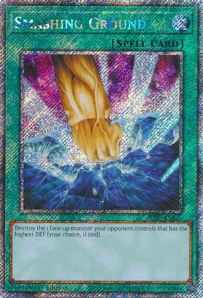 Smashing Ground  [RA03-EN135] Platinum Secret Rare 1st Edition