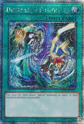 Dimension Fusion  [RA03-EN136] Quarter Century Secret Rare 1st Edition