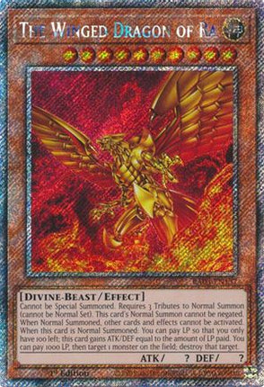 The Winged Dragon of Ra  [RA03-EN137] Platinum Secret Rare 1st Edition