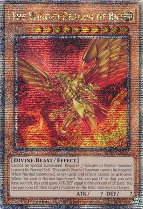 The Winged Dragon of Ra  [RA03-EN137] Quarter Century Secret Rare 1st Edition