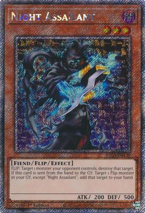 Night Assailant  [RA03-EN139] Platinum Secret Rare 1st Edition