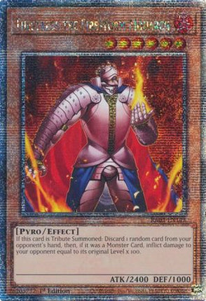 Thestalos the Firestorm Monarch  [RA03-EN143] Quarter Century Secret Rare 1st Edition