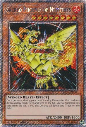 Sacred Phoenix of Nephthys  [RA03-EN147] Platinum Secret Rare 1st Edition