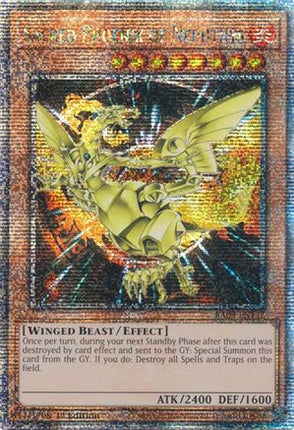 Sacred Phoenix of Nephthys  [RA03-EN147] Quarter Century Secret Rare 1st Edition