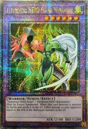 Elemental HERO Flame Wingman  [RA03-EN152] Quarter Century Secret Rare 1st Edition