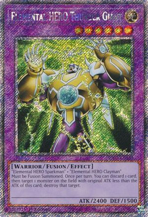 Elemental HERO Thunder Giant  [RA03-EN153] Platinum Secret Rare 1st Edition